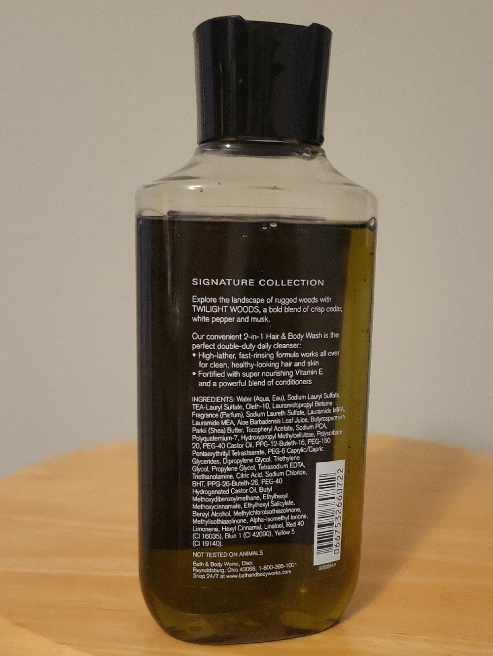 Bath & Body Works Twilight Woods Men's 2 in 1 Body & Hair Wash 10 FL oz Rare - Picture 3 of 4